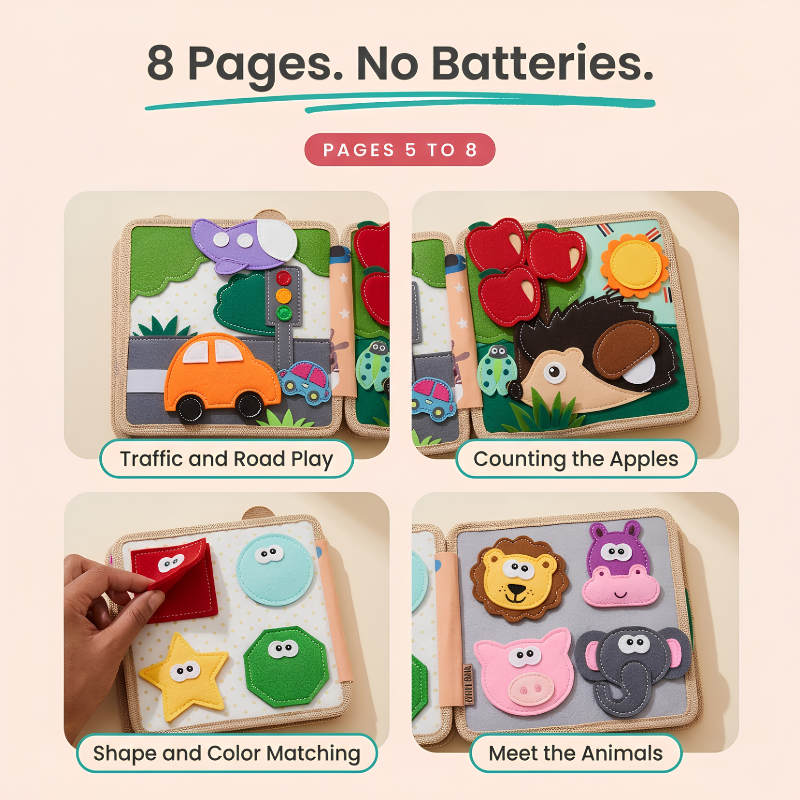 Toddla™ Giraffe Busy Book