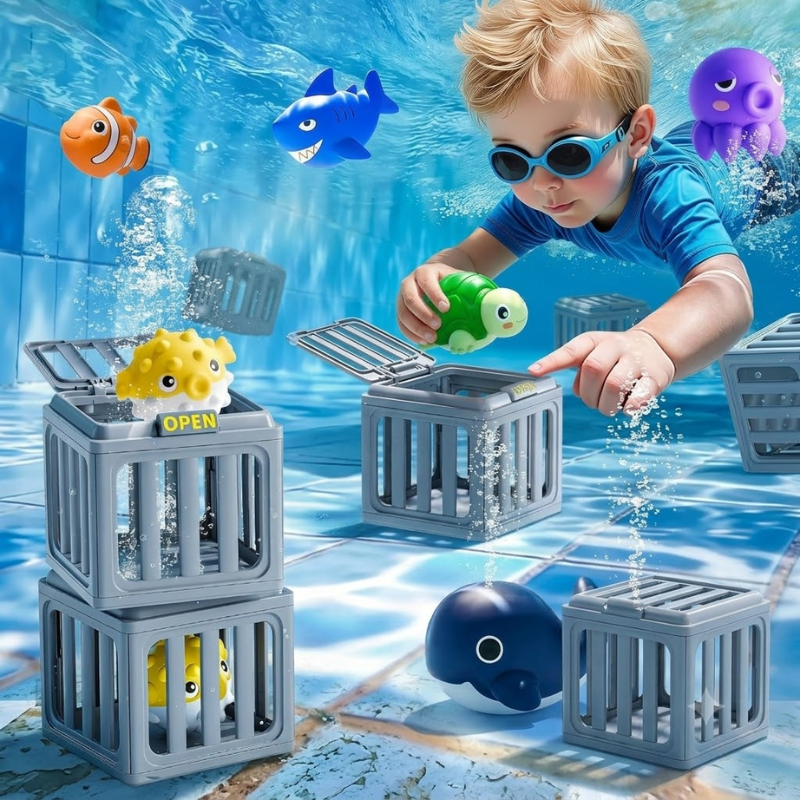 Toddla™ Pool Diving Bath Toy Sets