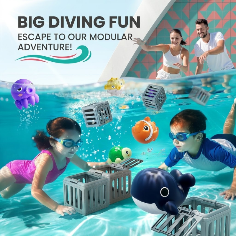 Toddla™ Pool Diving Bath Toy Sets