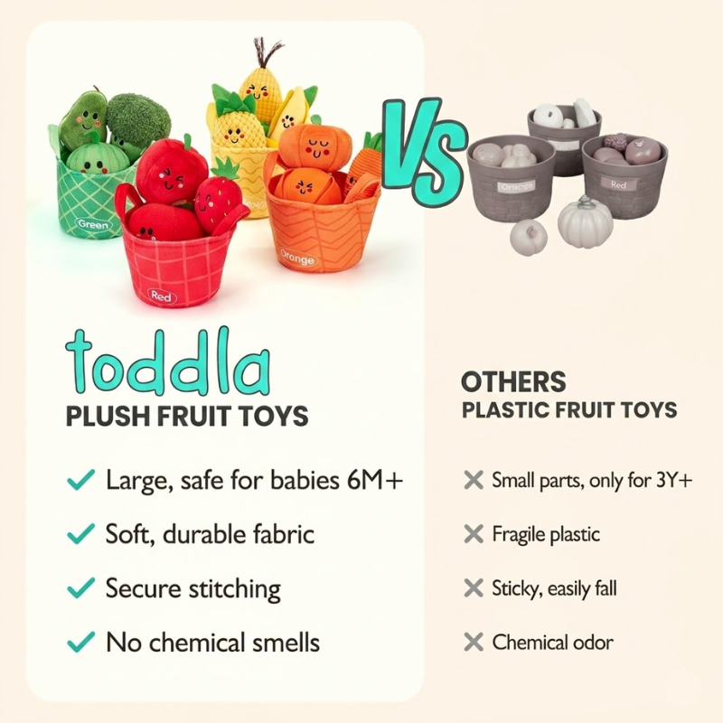Toddla™ Sensory Fruits & Veggies Sorting Set
